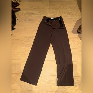 Elegant Brown Women's Pants